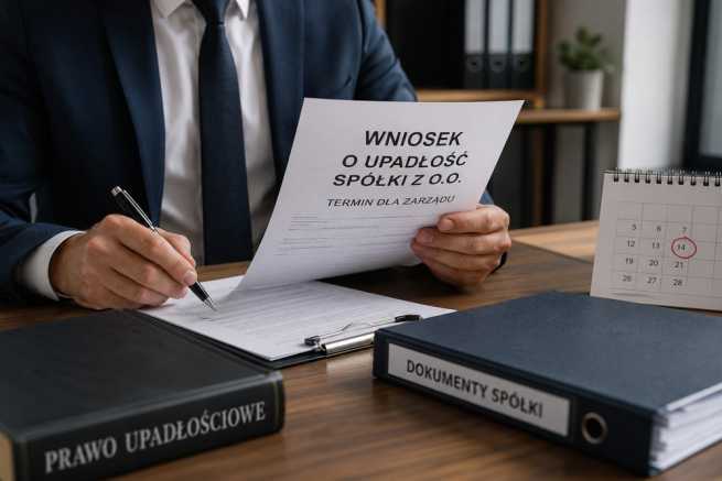 Wniosek o upadłość spółki z o.o. – termin dla zarządu
